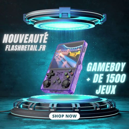 Console de Jeux Rétro de Poche | 15 000+ Jeux Classiques, Playstation, Écran IPS 3,5'', Autonomie 8h